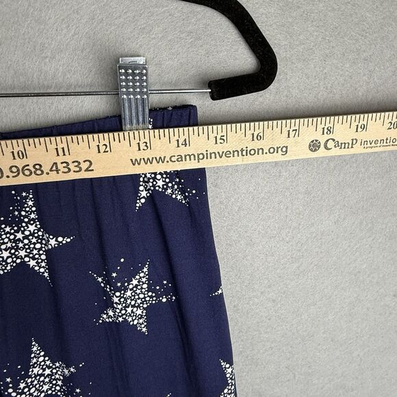 NWT Cuddl Duds Women's Ultra-Soft Printed Pink Collar Navy Stars Pajama Set Sz S - Picture 7 of 8